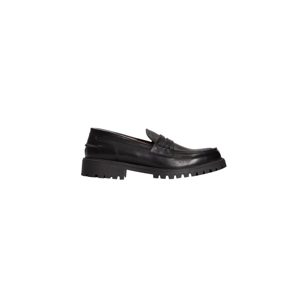 Roberto Pepe Luxury Black Calfskin Men Loafer - Zeiniez
