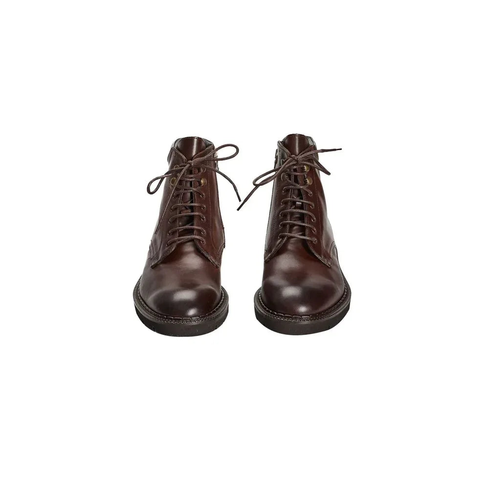 Roberto Pepe Luxury Brown Calfskin Men Boot - Zeiniez