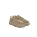 Cerruti 1881 Beige Calfskin Women Platform Sneaker - Zeiniez
