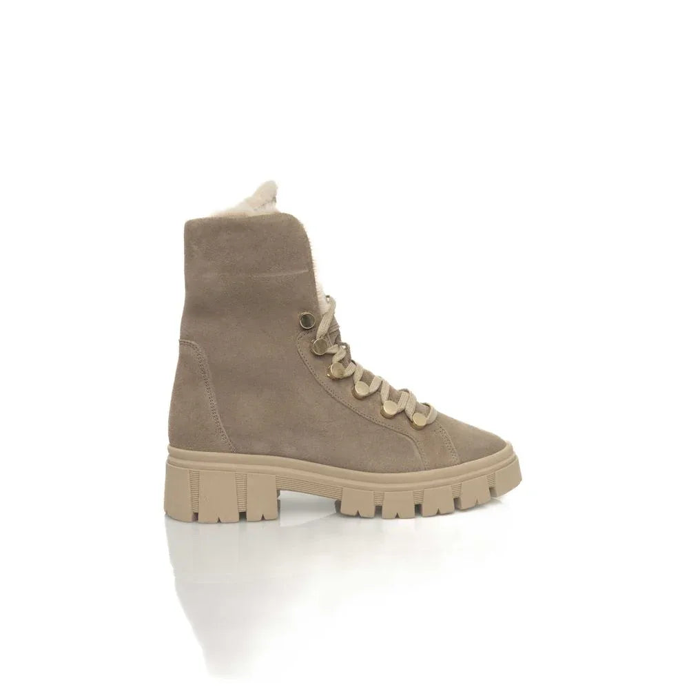 Cerruti 1881 Beige Cowhide Women Boot - Zeiniez