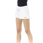 Just Cavalli White Cotton Women's Sweatshorts - Zeiniez