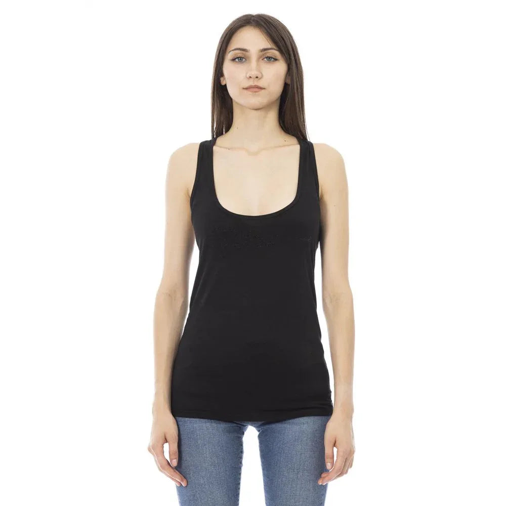 Just Cavalli Black Viscose Women Top - Zeiniez