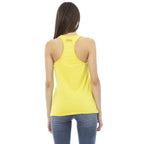 Just Cavalli Yellow Viscose Women Top - Zeiniez
