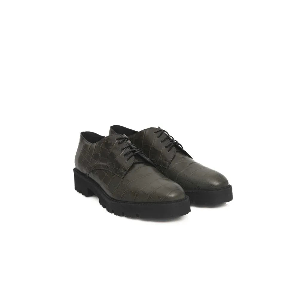 Cerruti 1881 Green Cowhide Women Loafer - Zeiniez