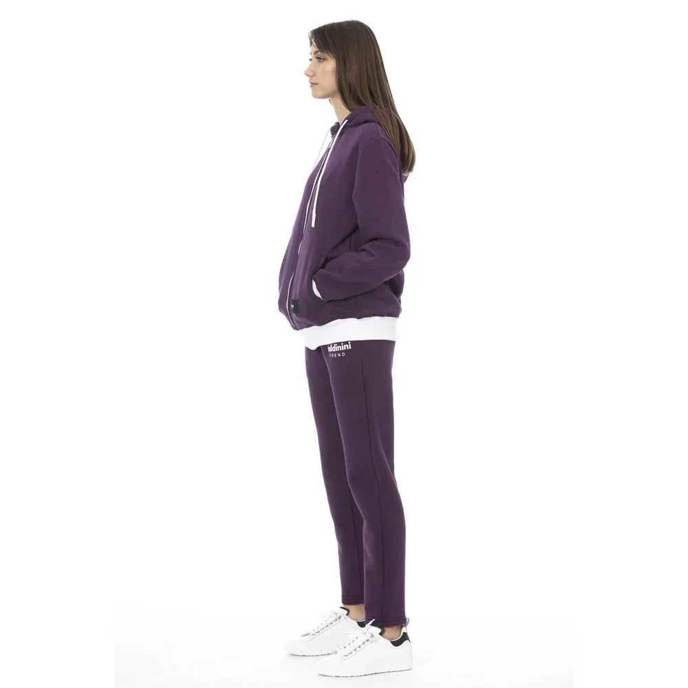 Baldinini Trend Purple Cotton Women Sweater - Zeiniez