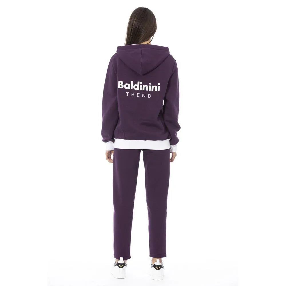 Baldinini Trend Purple Cotton Women Sweater - Zeiniez