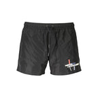 Karl Lagerfeld Black Polyester Men's Swim Boxer
