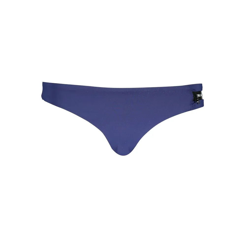Karl Lagerfeld Blue Polyamide Women's Swim Brief - Zeiniez