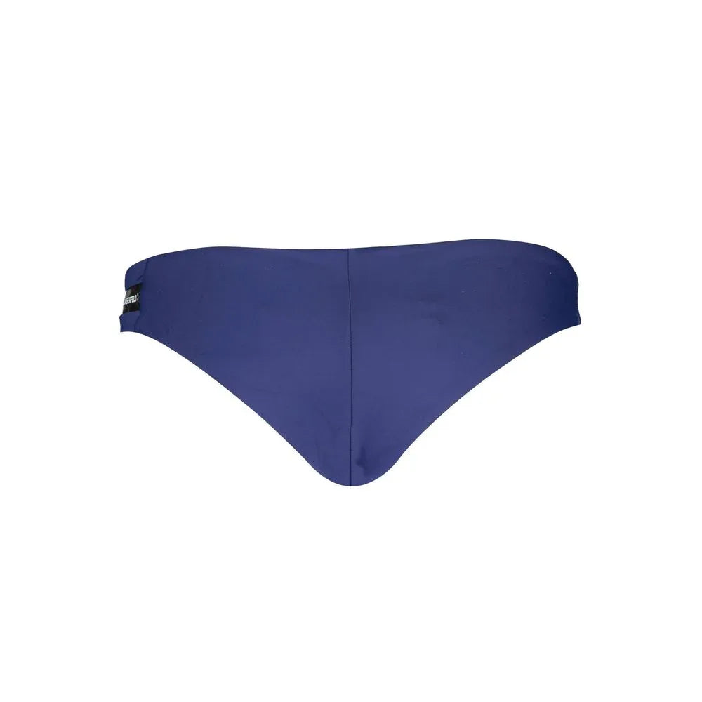 Karl Lagerfeld Blue Polyamide Women's Swim Brief - Zeiniez