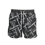 Karl Lagerfeld Black Polyester Men's Swim Trunk - Zeiniez
