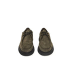 Cerruti 1881 Green Calfskin Men Derby Shoe - Zeiniez