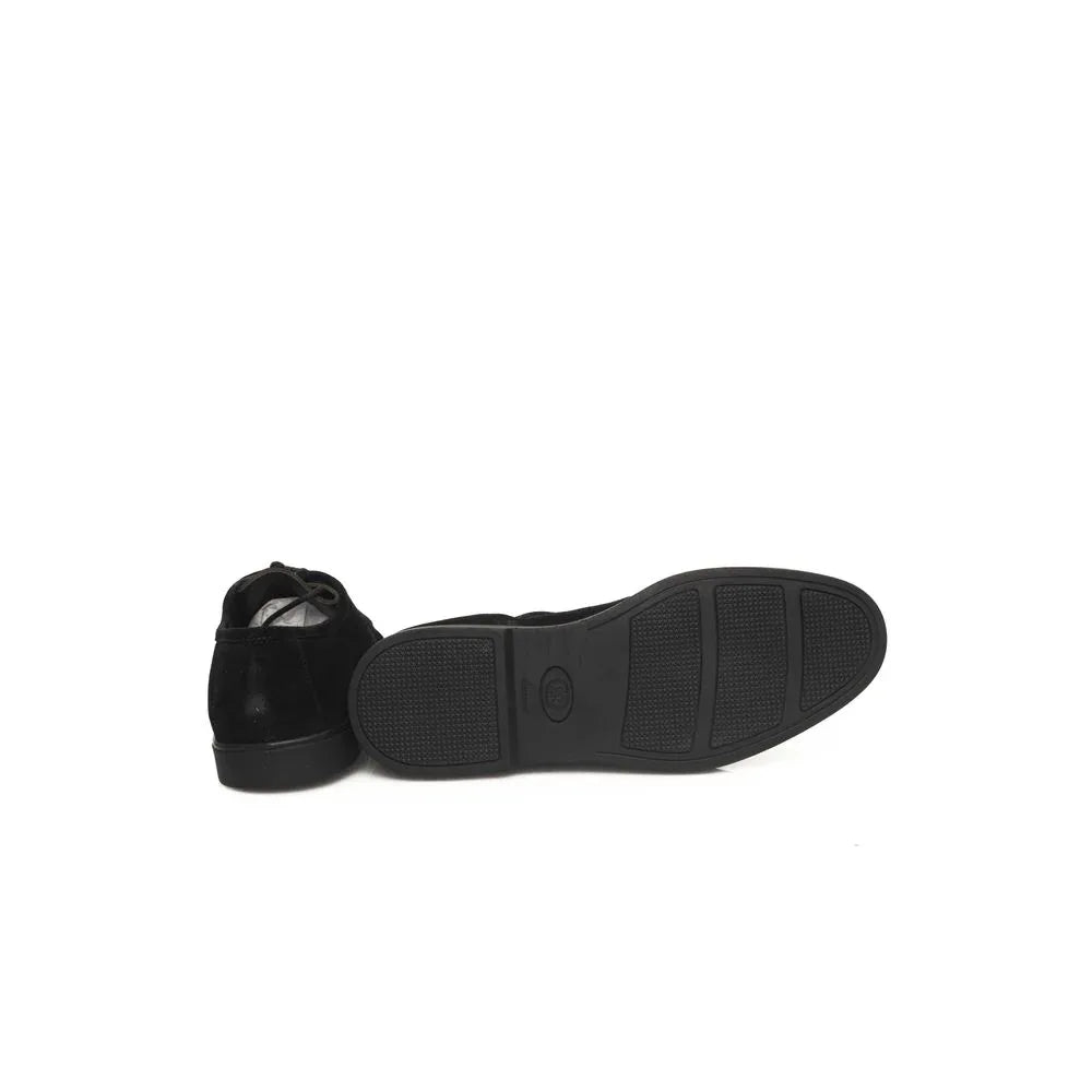 Cerruti 1881 Black Cowhide Men Derby Shoe - Zeiniez