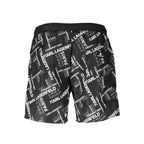 Karl Lagerfeld Black Polyester Men's Swim Trunk - Zeiniez