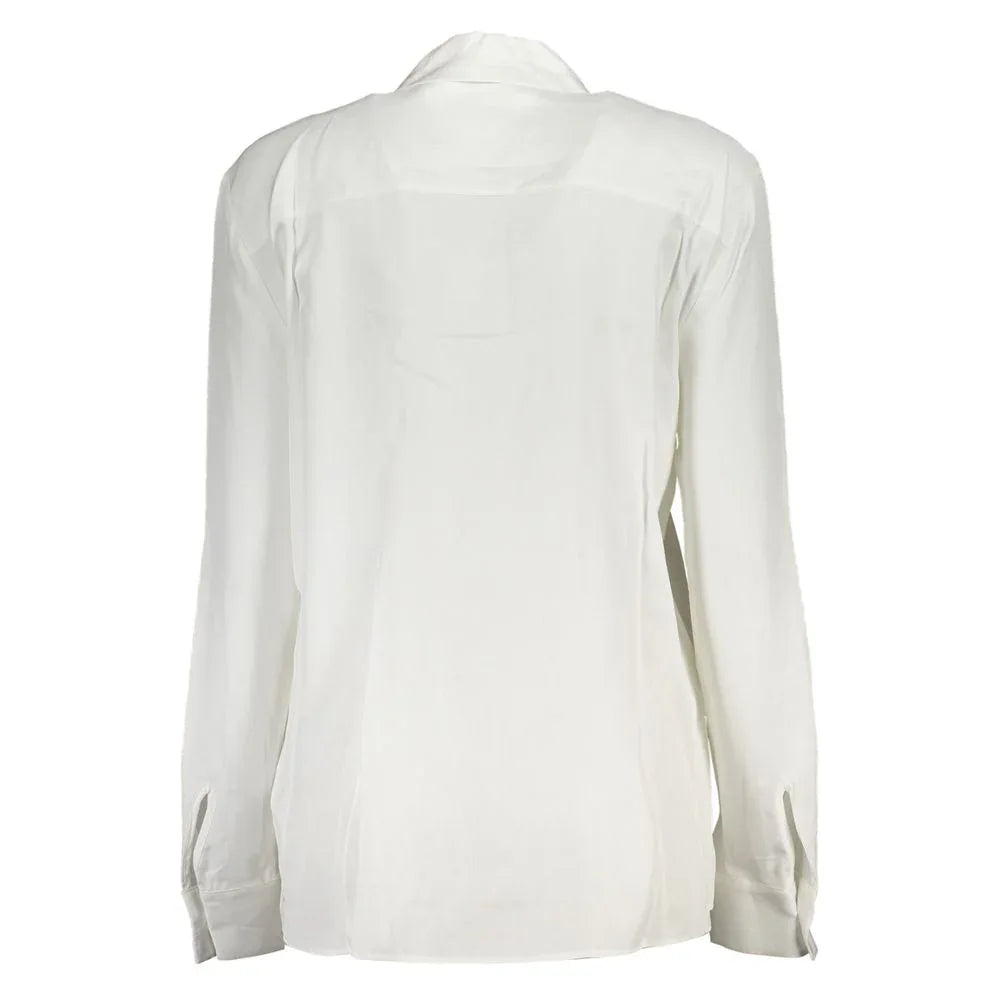 Tommy Hilfiger Bianco Viscose Women Shirt - Zeiniez