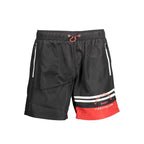 Karl Lagerfeld Black Polyester Men's Swim Boxer - Zeiniez