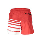 Karl Lagerfeld Rosso Poliestere Men's Swim Boxer - Zeiniez