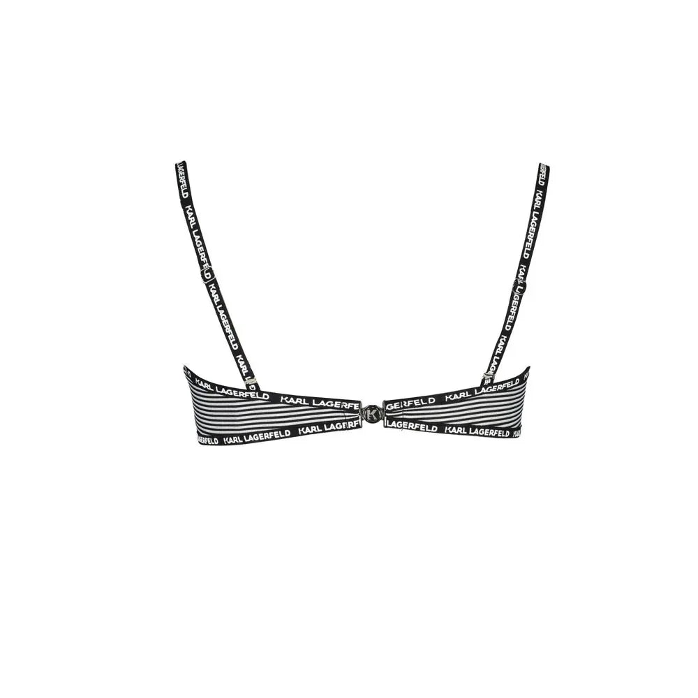 Karl Lagerfeld Black Polyamide Women's Swimsuit - Zeiniez