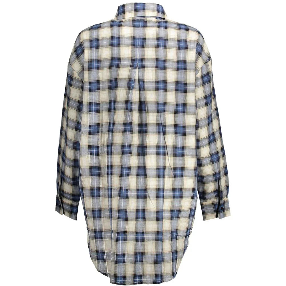 Desigual Blue Cotton Women Shirt - Zeiniez