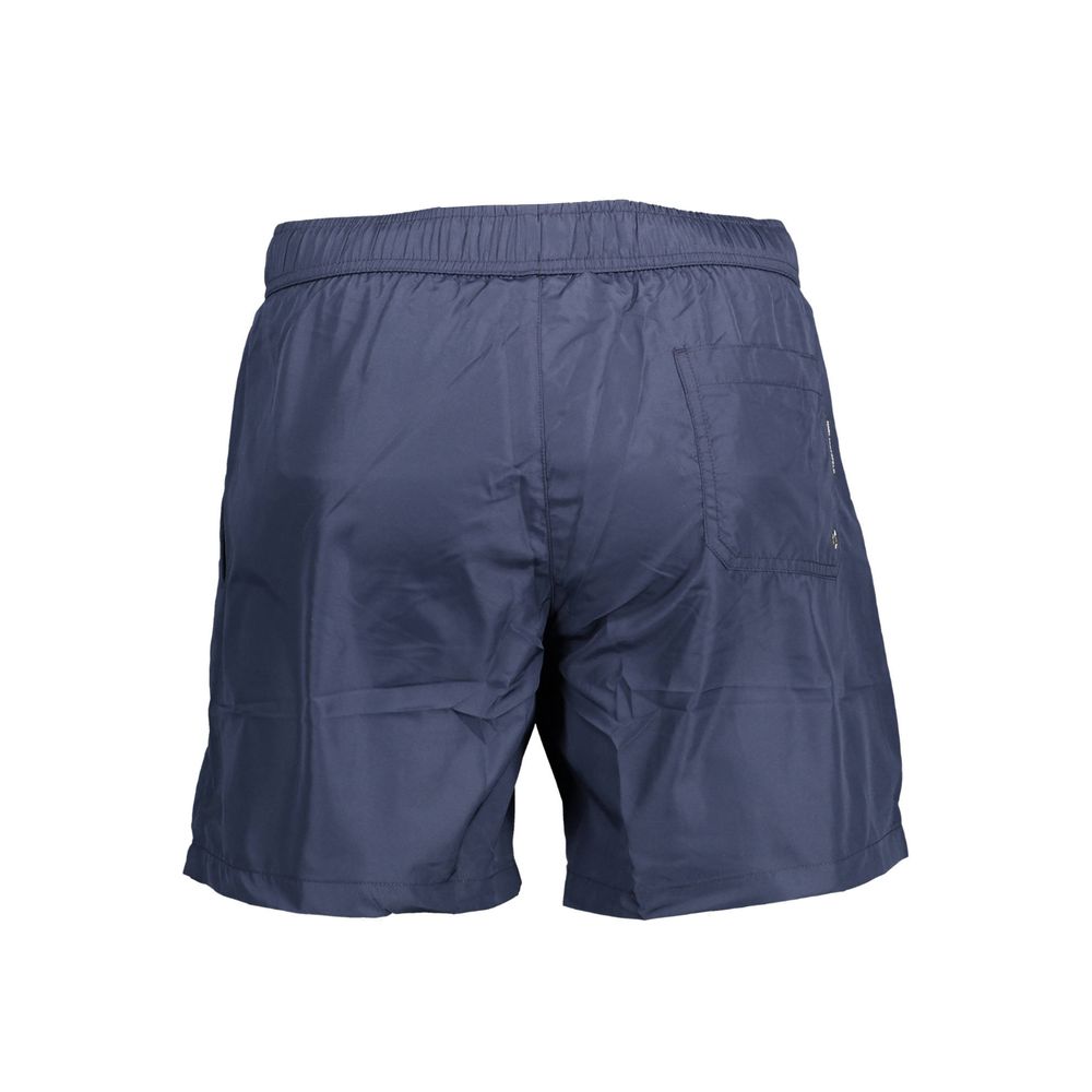 Karl Lagerfeld Blu Polyester Men Swim Boxer - Zeiniez