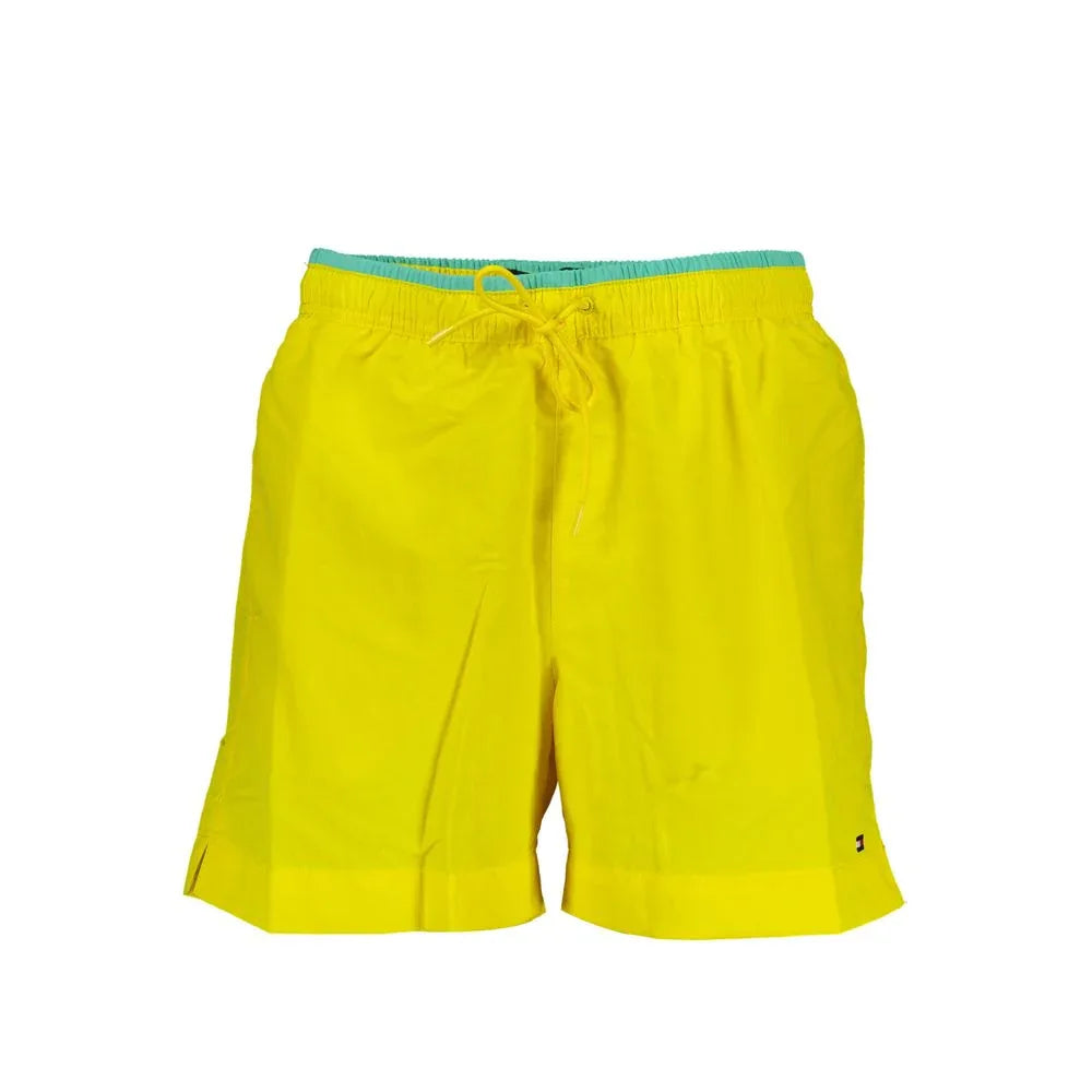 Tommy Hilfiger Giallo Nylon Men's Swim Boxer - Zeiniez