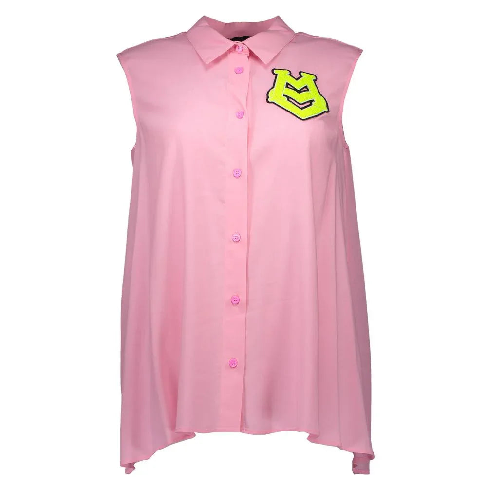 Love Moschino Rosa Viscosa Women's Shirt - Zeiniez