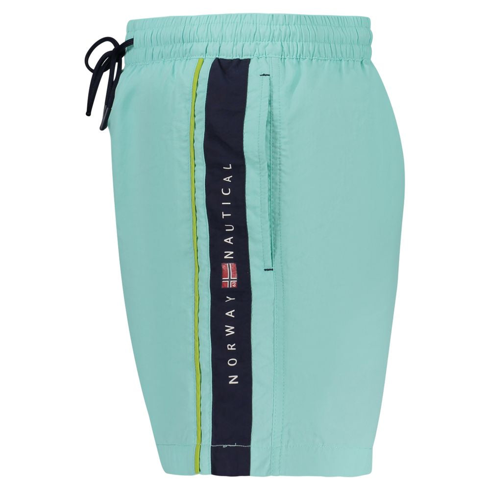 Norway 1963 Azzurro Poliammide Men's Swim Trunk - Zeiniez