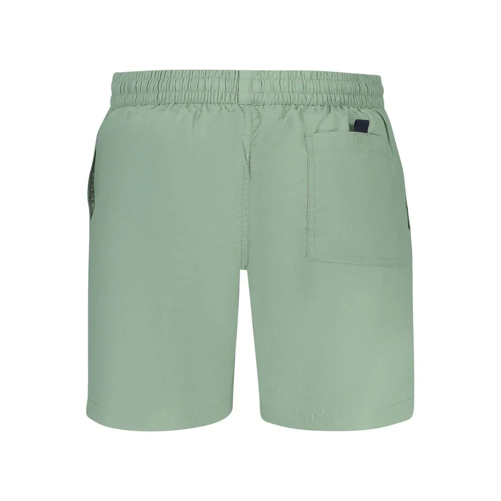 Norway 1963 Verde Poliammide Men's Swim Boxer - Zeiniez