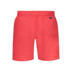 Norway 1963 Rosso Poliammide Men Swim Boxer - Zeiniez