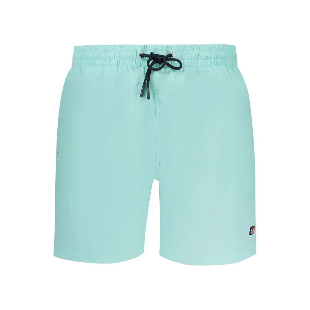 Norway 1963 Azzurro Poliammide Men's Swim Boxer - Zeiniez