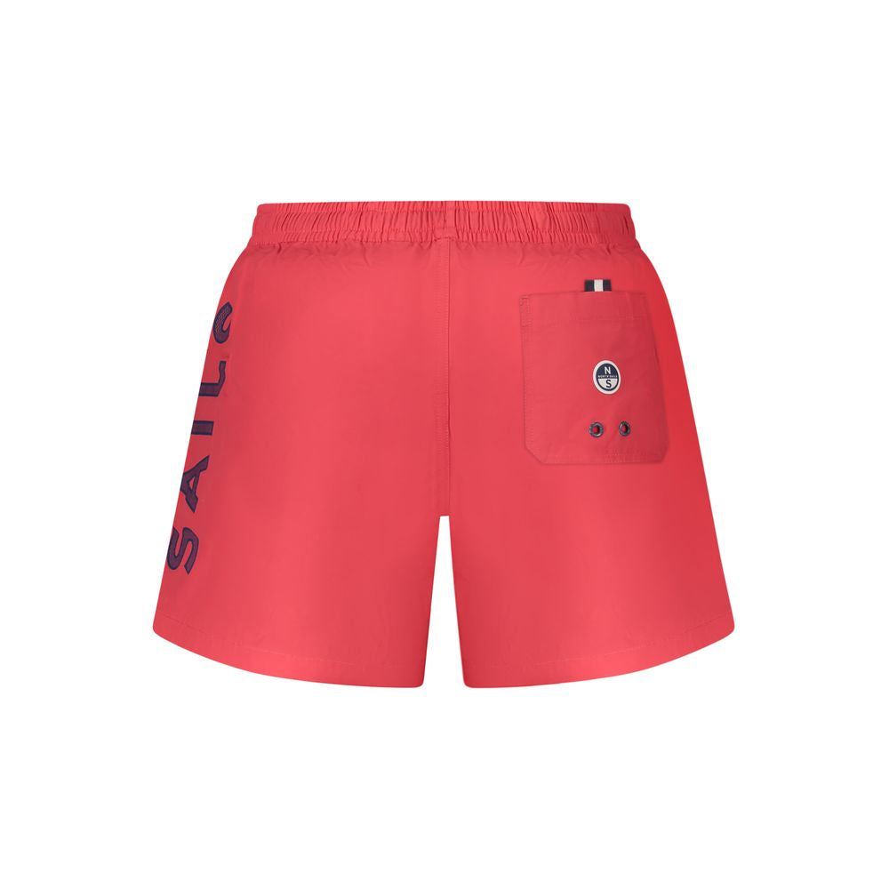 North Sails Red Nylon Men's Swim Trunk