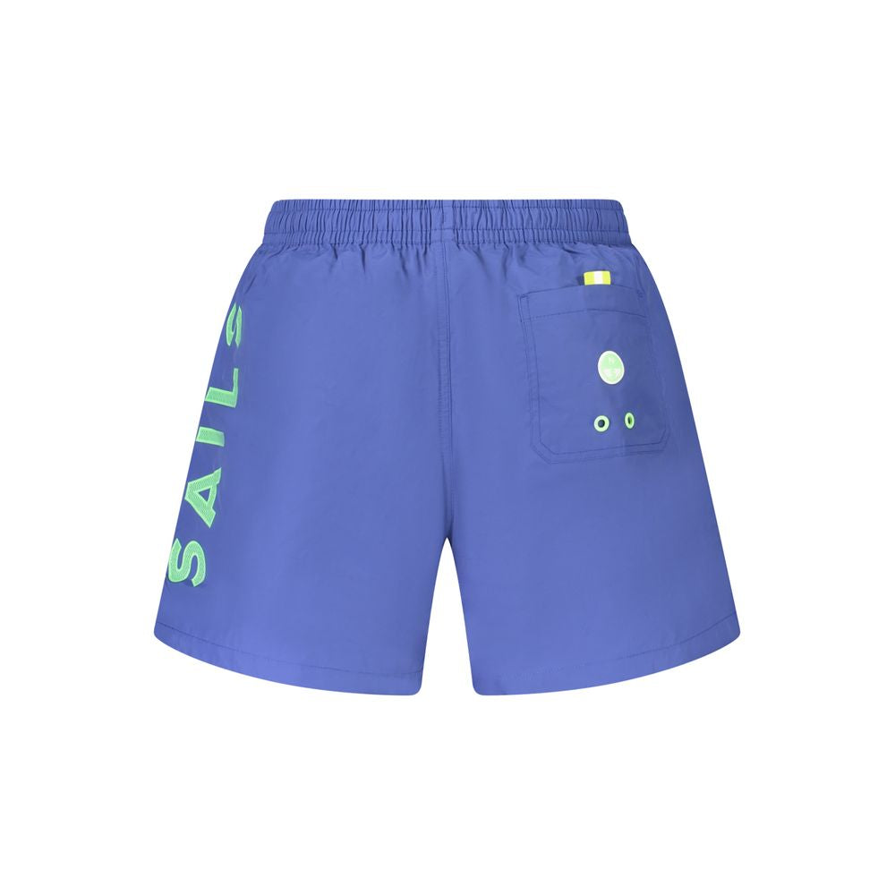North Sails Blu Nylon Men's Swim Boxer - Zeiniez