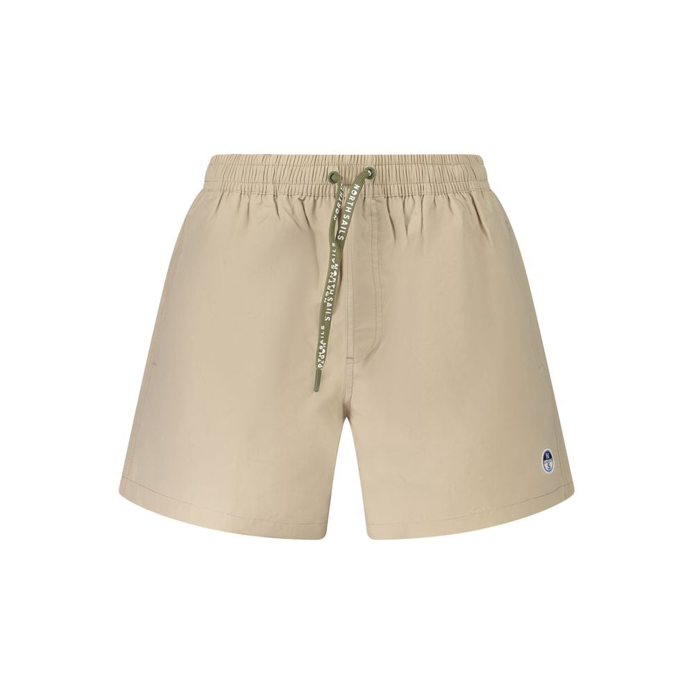 North Sails Beige Nylon Men's Swim Trunk - Zeiniez