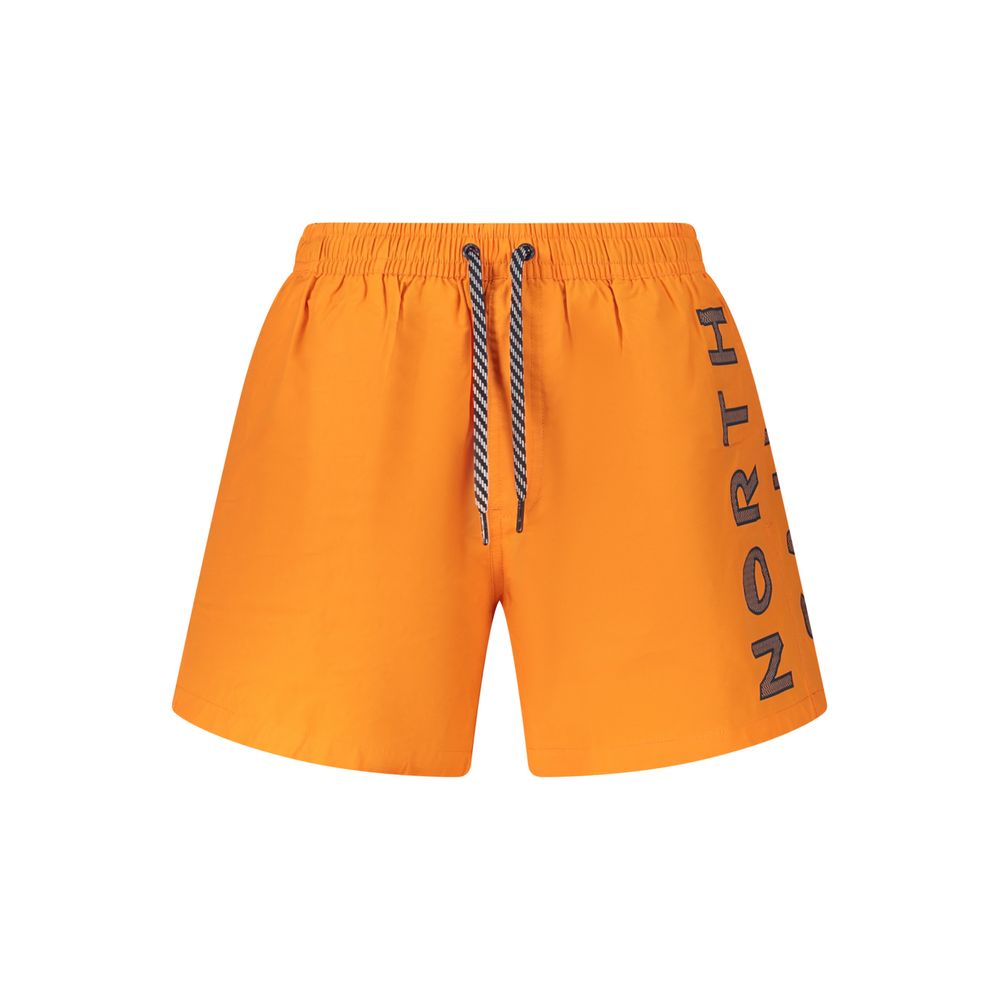 North Sails Arancione Nylon Men's Swim Boxer - Zeiniez