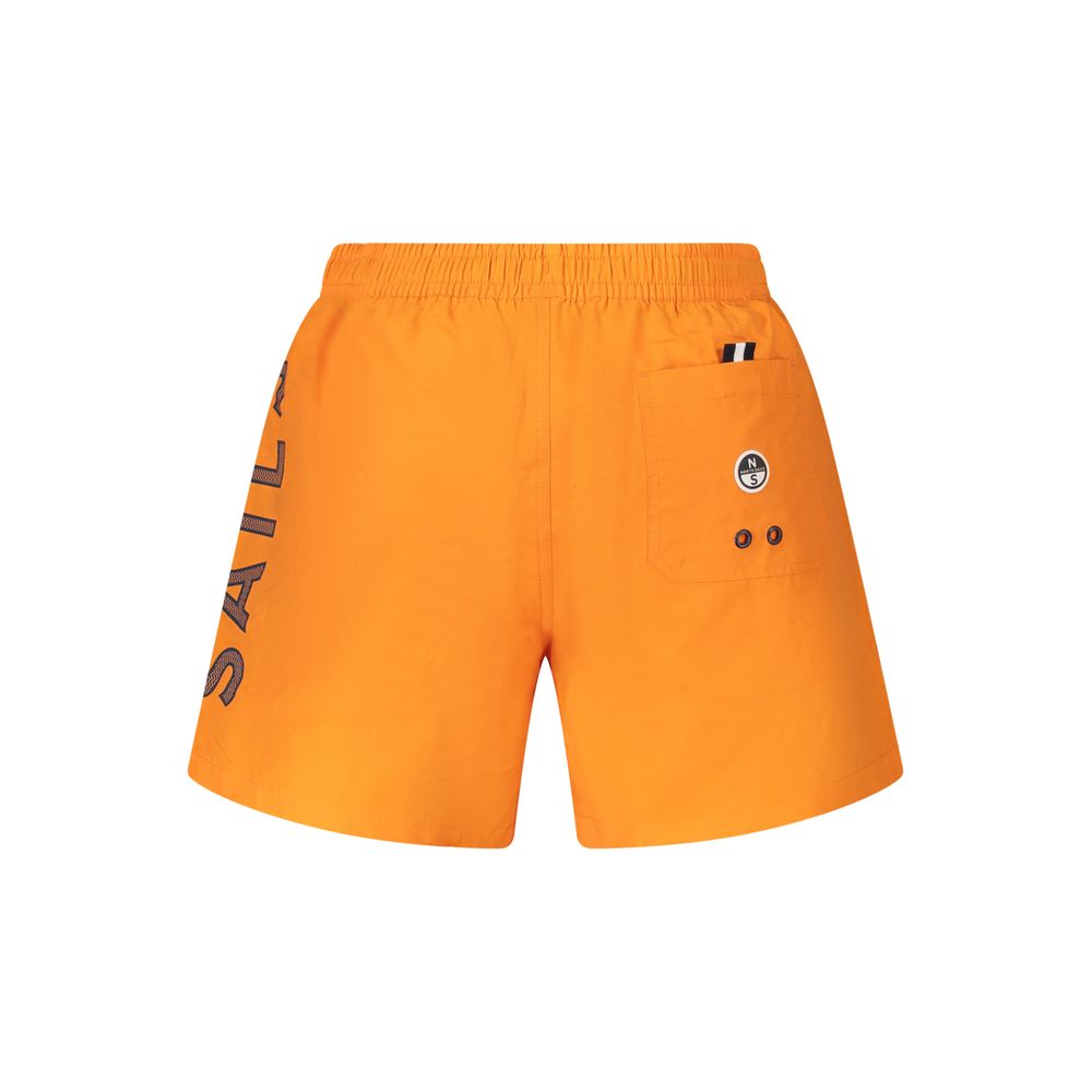 North Sails Arancione Nylon Men's Swim Boxer - Zeiniez