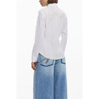 Desigual Bianco Cotton Womens Shirt - Zeiniez