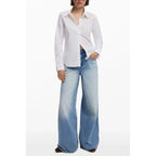 Desigual Bianco Cotton Womens Shirt - Zeiniez