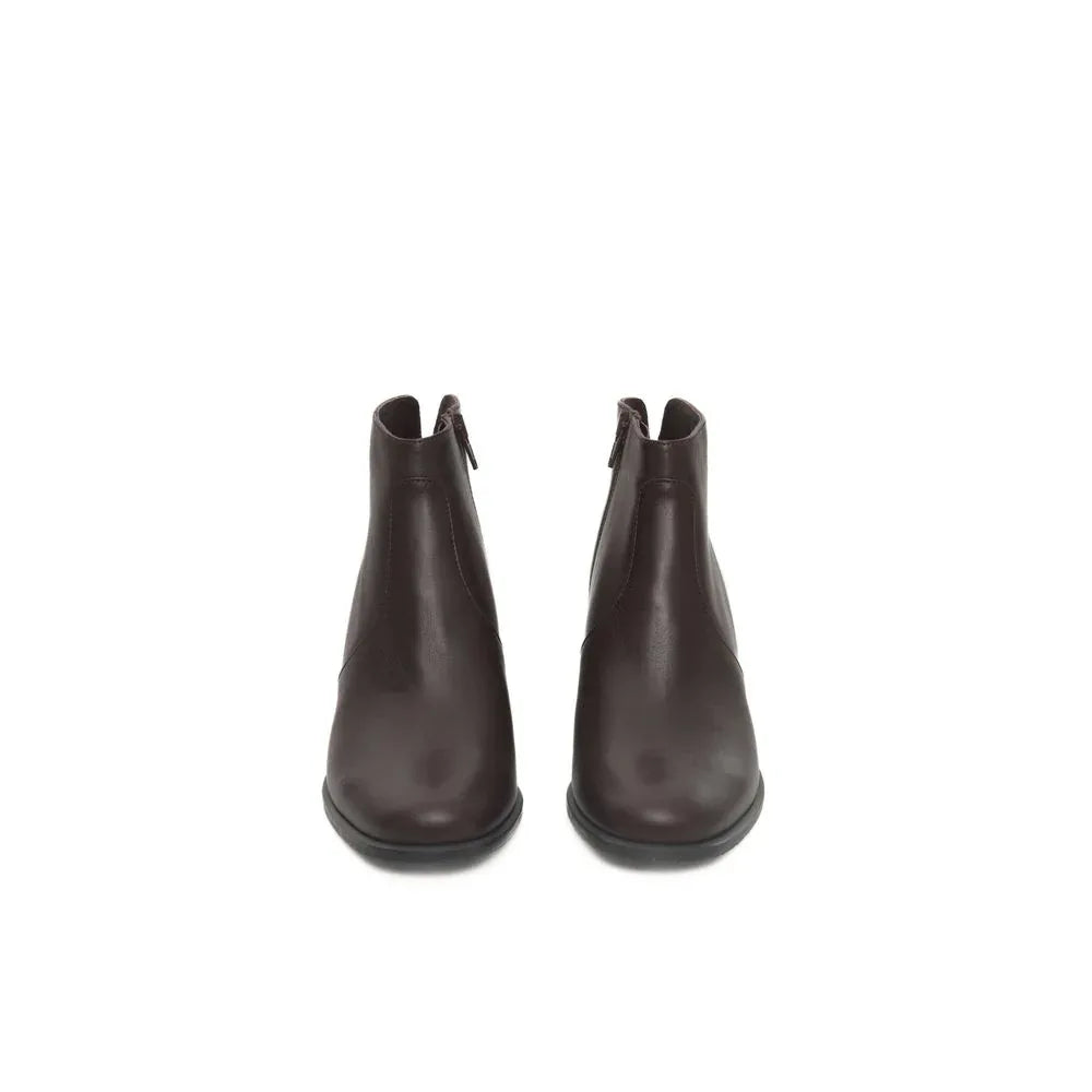 Cerruti 1881 Burgundy Cowhide Women Boot - Zeiniez