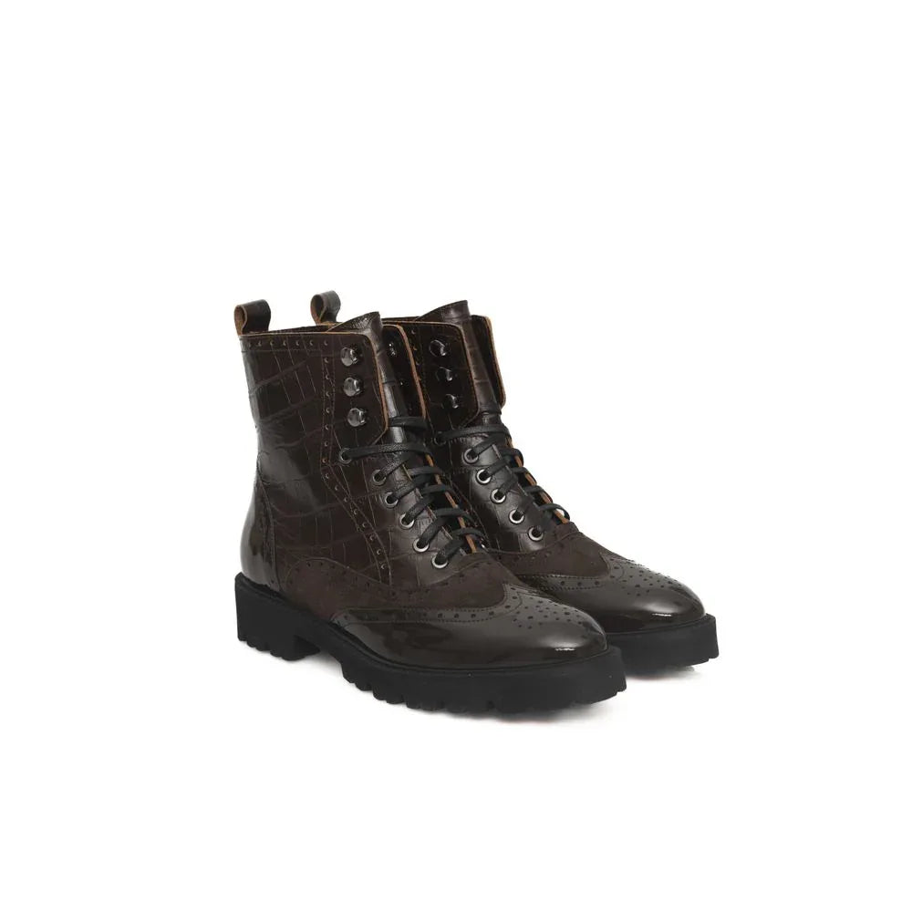 Cerruti 1881 Brown Cowhide Women's Boot - Zeiniez