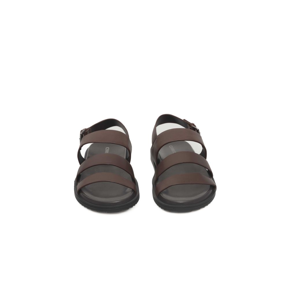 Cerruti 1881 Brown Cowhide Men Sandal - Zeiniez
