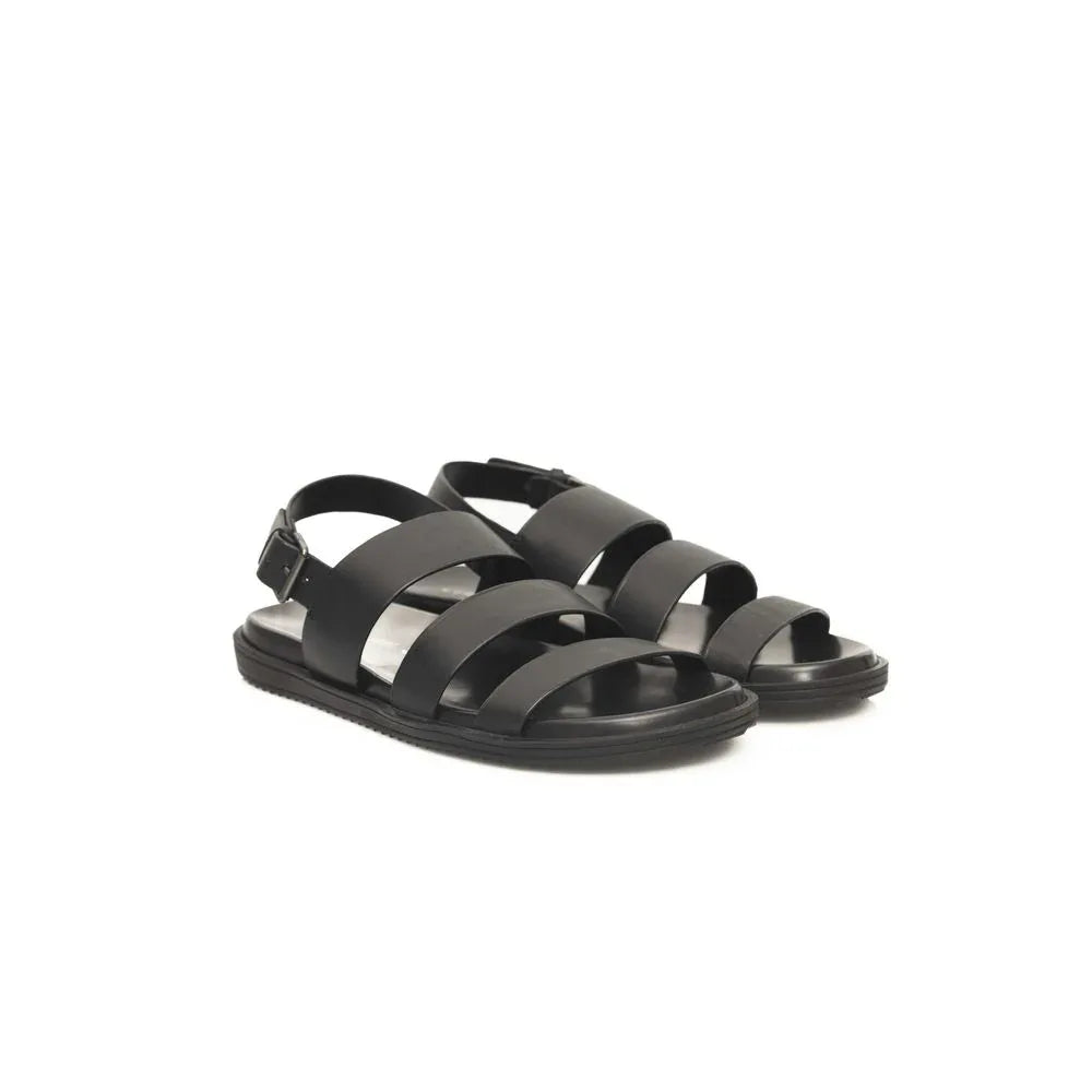 Cerruti 1881 Black Cowhide Men Sandal - Zeiniez