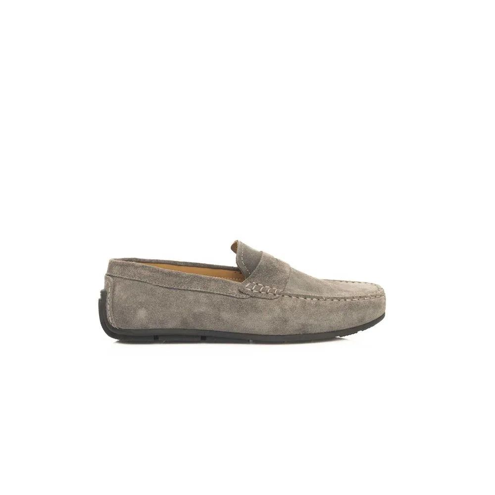 Cerruti 1881 Gray Cowhide Men's Loafer - Zeiniez