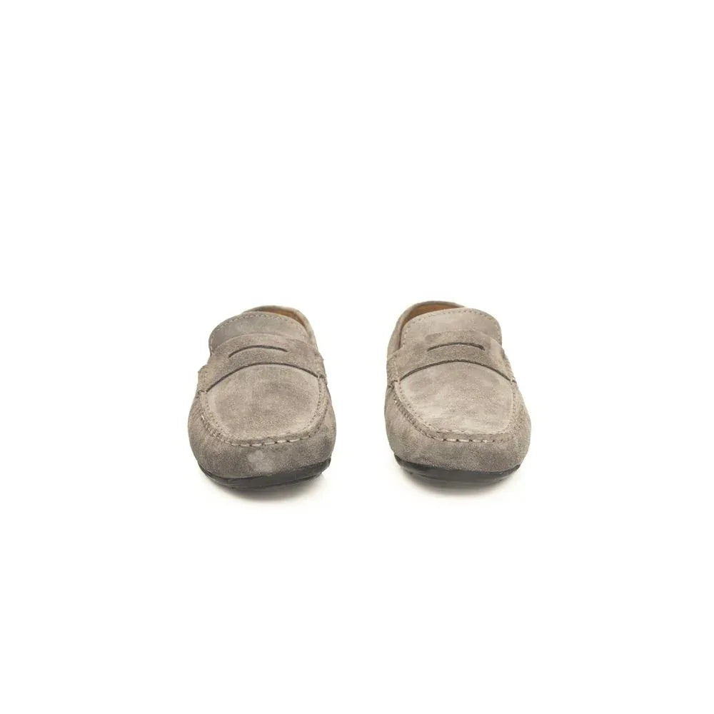 Cerruti 1881 Gray Cowhide Men's Loafer - Zeiniez