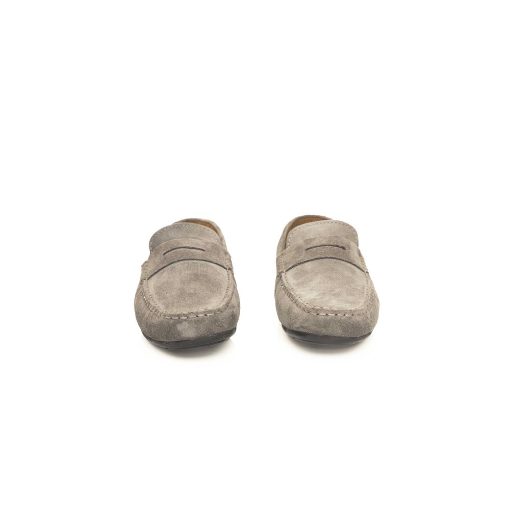 Cerruti 1881 Gray Cowhide Men's Loafer - Zeiniez