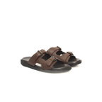 Cerruti 1881 Brown Cowhide Men Sandal - Zeiniez