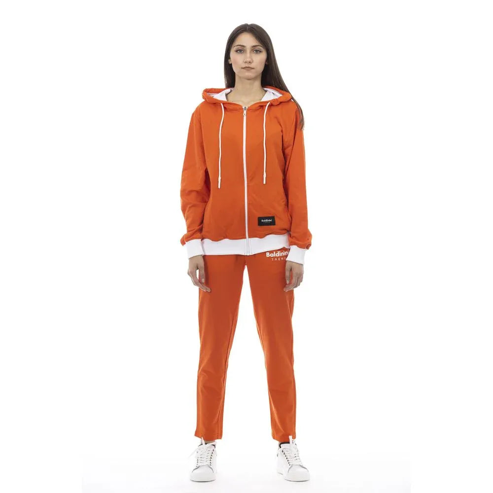 Baldinini Trend Orange Cotton Women Sweater - Zeiniez