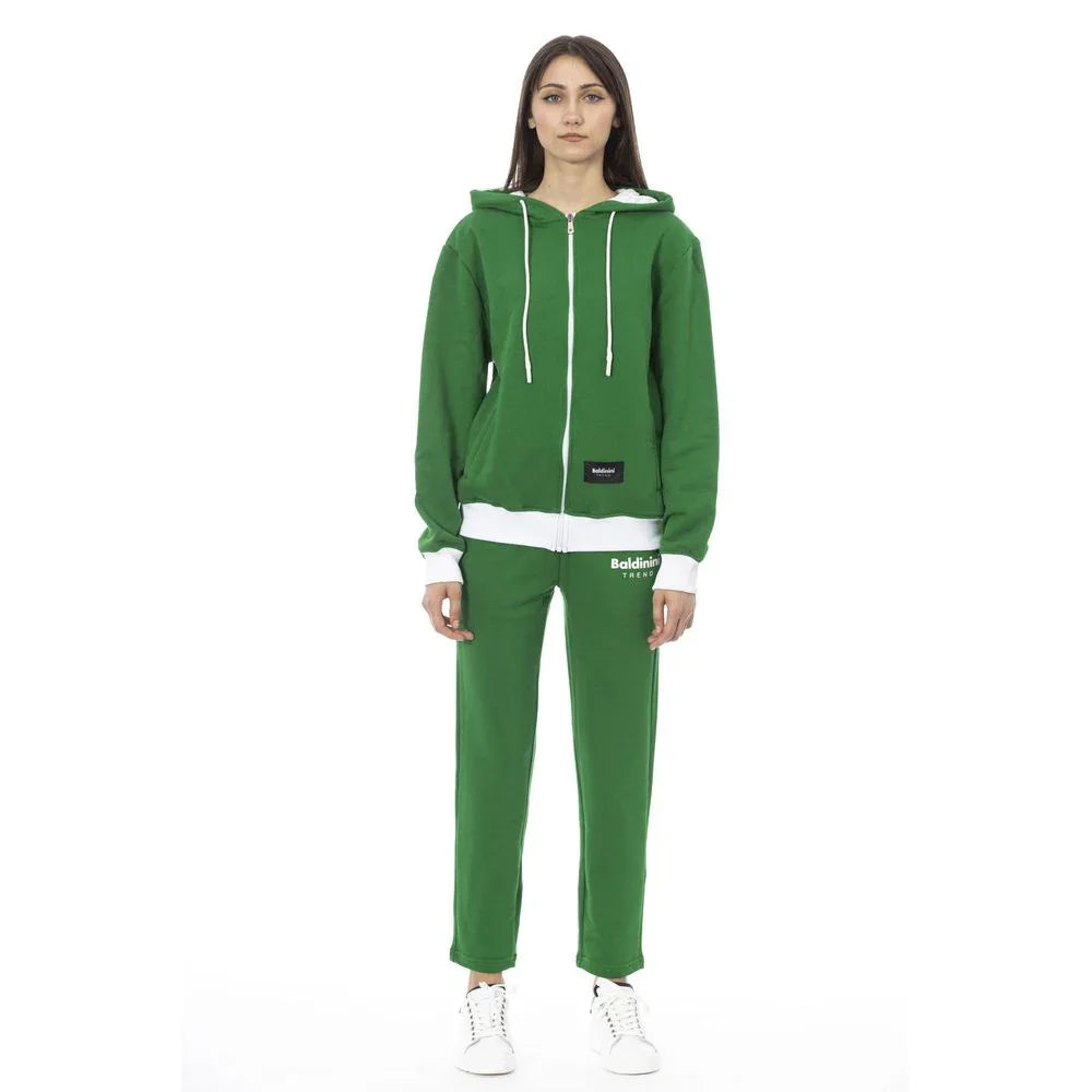 Baldinini Trend Green Cotton Women Sweater - Zeiniez
