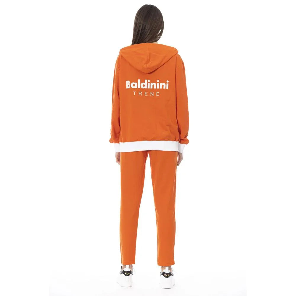 Baldinini Trend Orange Cotton Women Sweater - Zeiniez