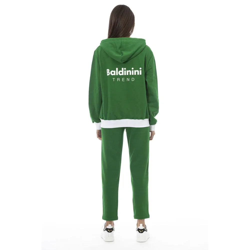 Baldinini Trend Green Cotton Women Sweater - Zeiniez