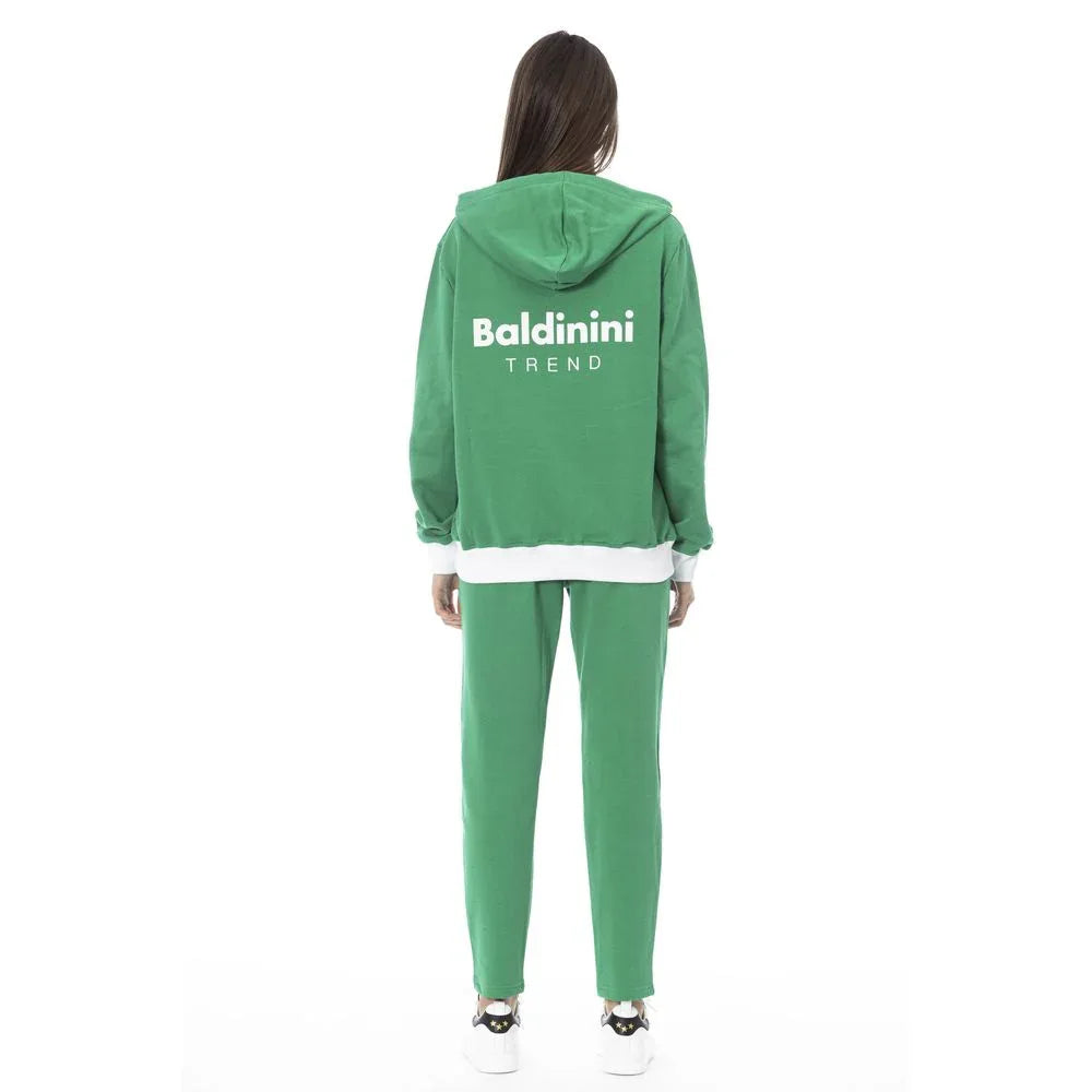 Baldinini Trend Green Cotton Women Sweater - Zeiniez