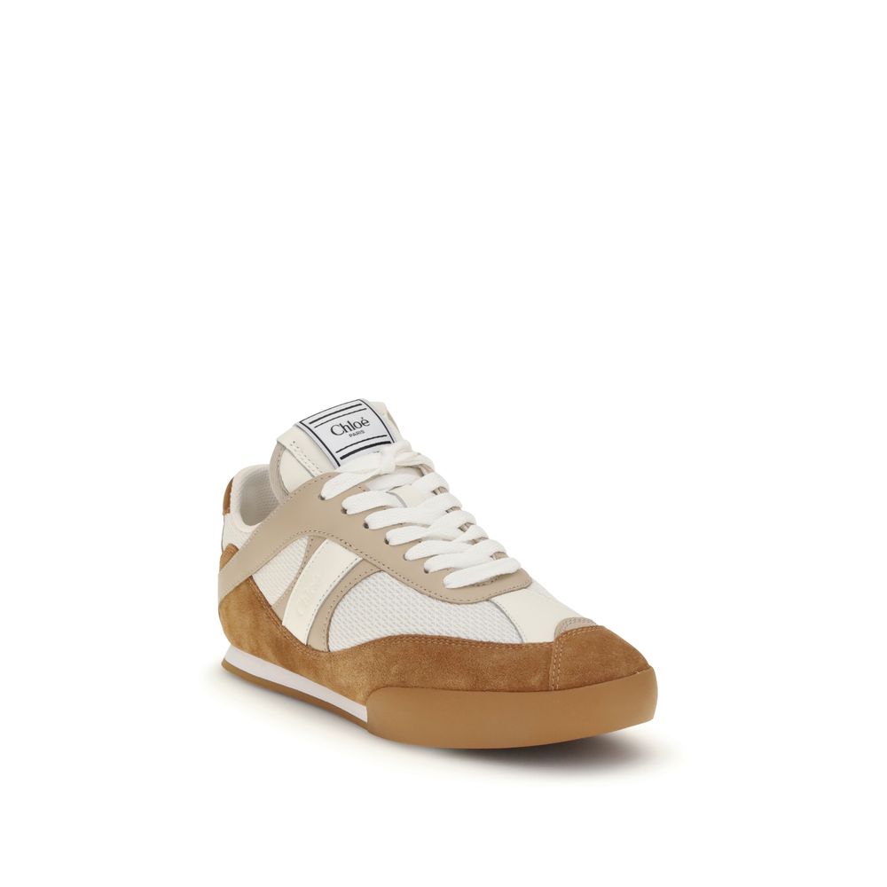 Chloé Brown Calf Leather Bos Taurus Athletic Sneakers - Zeiniez